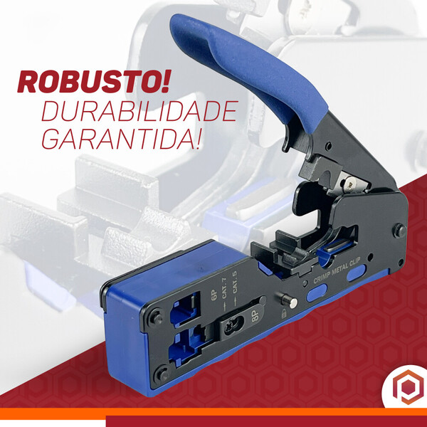 Alicate Conector Passagem Rj45/rj11/rj12/cat5/cat6/cat7 PCI